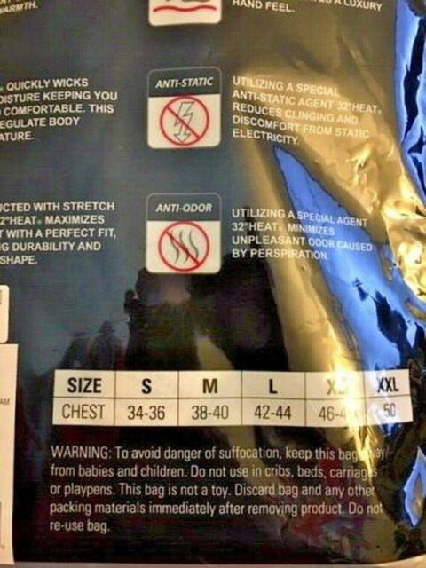 32 Degrees HEAT Underwear Men White Thermal Base-Layer Crew-Neck T-Shirt L 42-44 - evorr.com