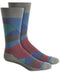New PERRY ELLIS Men Geo Triangle Knit Dress Casual Socks Microfiber Size 10-13 L - evorr.com