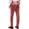INC Men Dress Pants Rose Pink Velvet Side Stripe Flat-Front Straight-Leg 34 x 32