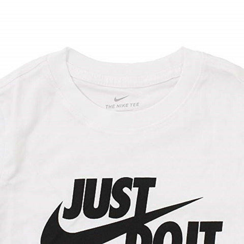 The Nike Tee Mens Just Do it Logo White Crew-Neck Short-Sleeve Cotton T-Shirt XL