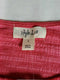 New Style&Co Women Long Tier Sleeve Pink Stretch Button Front Blouse Top Size L - evorr.com
