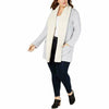 New Style&Co Women Drapey Pocket Duster Cardigan Sweater Fleece Collared Plus 3X - evorr.com