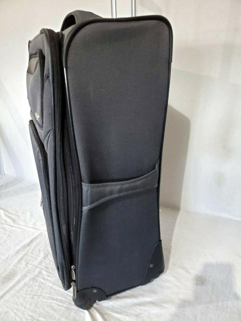 SKYLINE 29" Expandable Spinner Luggage Upright Check in Large Suitcase Gray - evorr.com