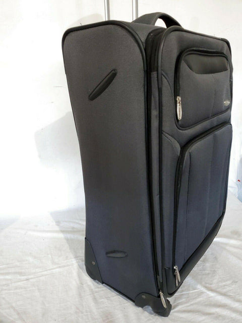 SKYLINE 29" Expandable Spinner Luggage Upright Check in Large Suitcase Gray - evorr.com