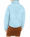 Celebrity PINK Women Powder Blue Puffer Jacket Coat Zipper Up Pockets Size 2XL - evorr.com