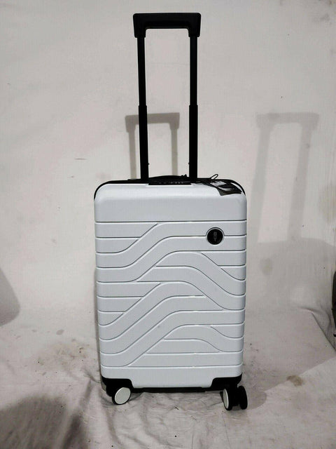 Bric's Milano By Bric's Ulisse 21" Expandable Spinner Luggage Carry On USB White - evorr.com