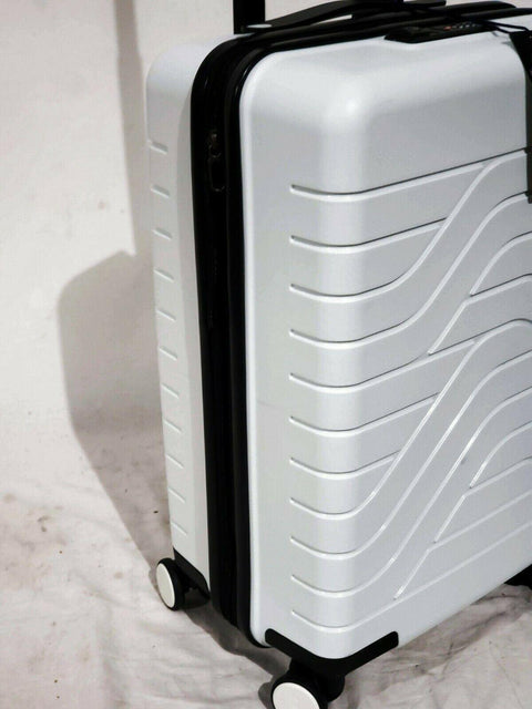 Bric's Milano By Bric's Ulisse 21" Expandable Spinner Luggage Carry On USB White - evorr.com
