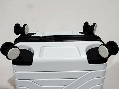 Bric's Milano By Bric's Ulisse 21" Expandable Spinner Luggage Carry On USB White - evorr.com