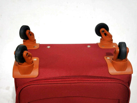New CHAMPS CLASSIC 20" Expandable Spinner Luggage Carry On Red Suitcase - evorr.com