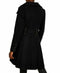 $129 NEW Madden Girl Women's Belted Drama Skirted Coat Jacket Black Size L - evorr.com