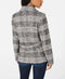 NEW Maralyn & Me Women Black Multi Plaid Double Breasted Jacket Pea Coat Size L - evorr.com