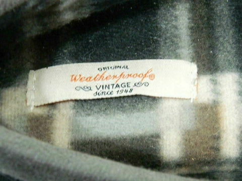 Weatherproof Vintage Mens Black Memory Foam Insulated Moccasin Slippers MD M 8-9