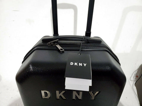 DKNY Allure 20" Hard Case Spinner Suitcase Luggage Carry On Black