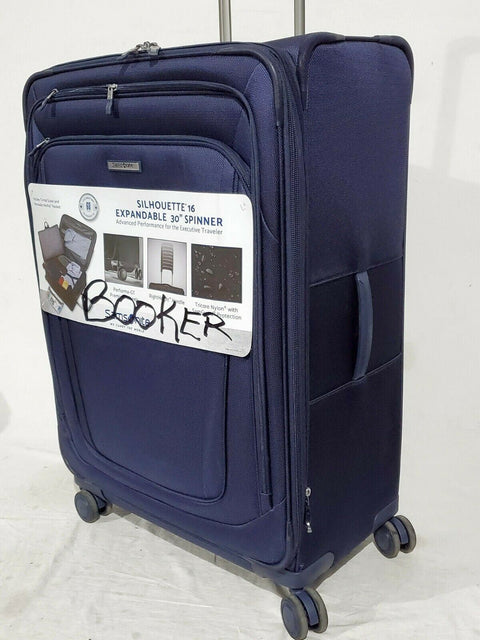 $640 Samsonite Silhouette 16 30" Softside Expandable Spinner Suitcase Check-In