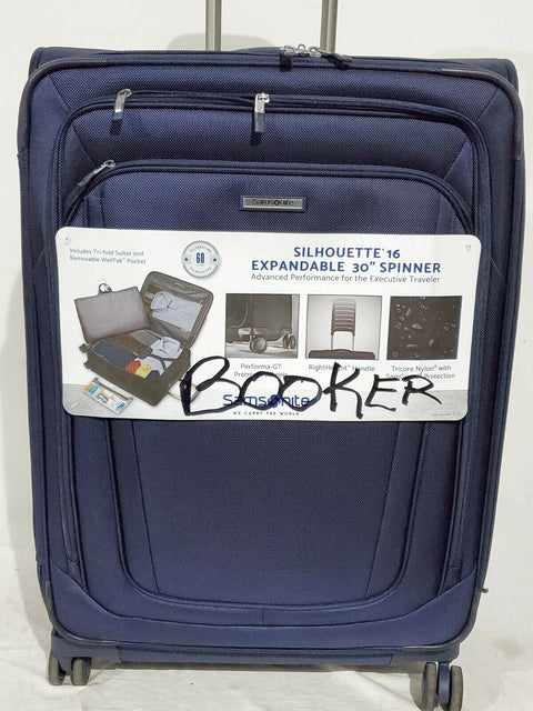 $640 Samsonite Silhouette 16 30" Softside Expandable Spinner Suitcase Check-In