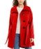 $159 NEW Madden Girl Women Belted Drama Skirted Coat Red Jacket Size 2XL