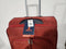 Dejuno Apollo Spinner Luggage Suitcase 24" Medium Red Lightweight Expandable
