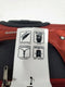Dejuno Apollo Spinner Luggage Suitcase 28" Large Red Lightweight Expandable