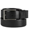 New Kenneth Cole Reaction Mens Tubular Casual Leather Belt Black Size 3X 50-52
