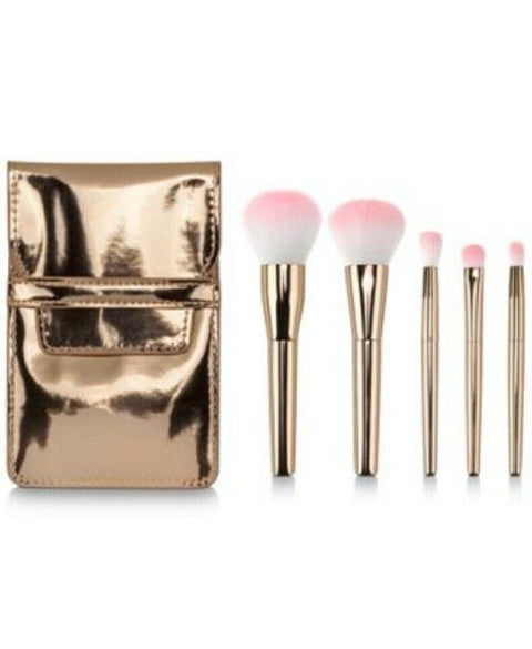 NEW Macy’s 6-Pc. Women Glitterati Culture Small Brush Set Gift Box Golden