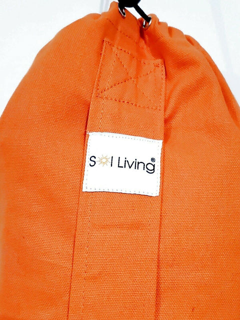 New Sol Living Lightweight Organic Cotton Yoga Mat Carrier, Eco-Friendly Cover