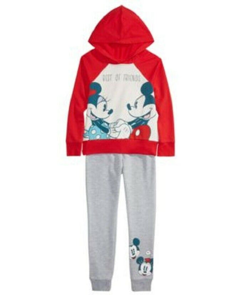 Disney Little Girls 2-Pc. Best Friends Hoodie Shirt & Jogger Pants Set Size 6X