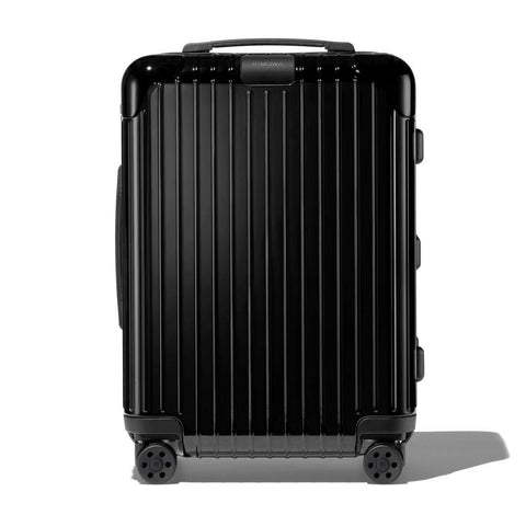 $640 New Rimowa Essential Cabin Hard side Suitcase Luggage Black 22" Carry On