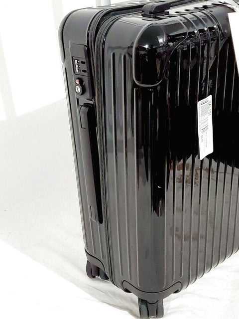 $640 New Rimowa Essential Cabin Hard Case Suitcase Luggage Black 22" Carry On