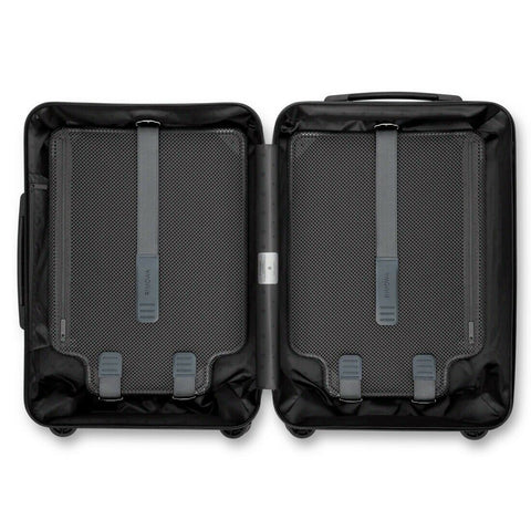 $640 New Rimowa Essential Cabin Hard Case Suitcase Luggage Black 22" Carry On