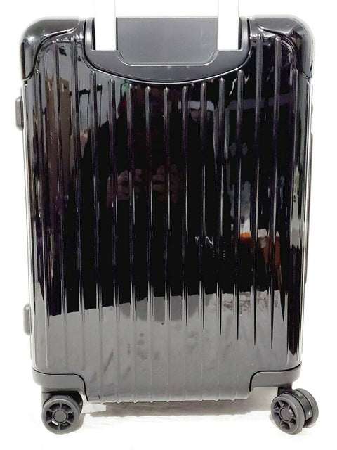 $640 New Rimowa Essential Cabin Hard Case Suitcase Luggage Black 22" Carry On