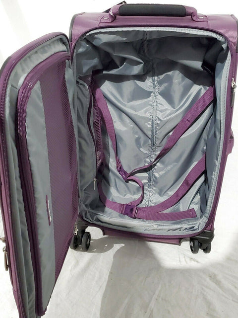 $300 Travelpro Walkabout 4 21" Carry-On Luggage Spinner International Purple
