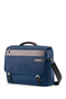 $230 Samsonite Kombi Flapover Legion Blue Nylon & Leather Briefcase Laptop Bag