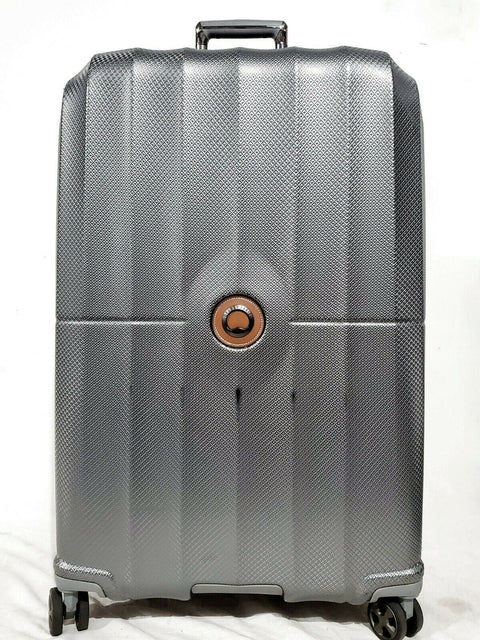 $520 DELSEY St. Tropez 28" Hardside Spinner Luggage Suitcase Gray Check-In Size