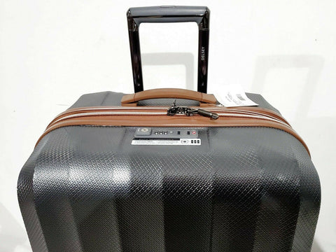 $520 DELSEY St. Tropez 28" Hardside Spinner Luggage Suitcase Gray Check-In Size