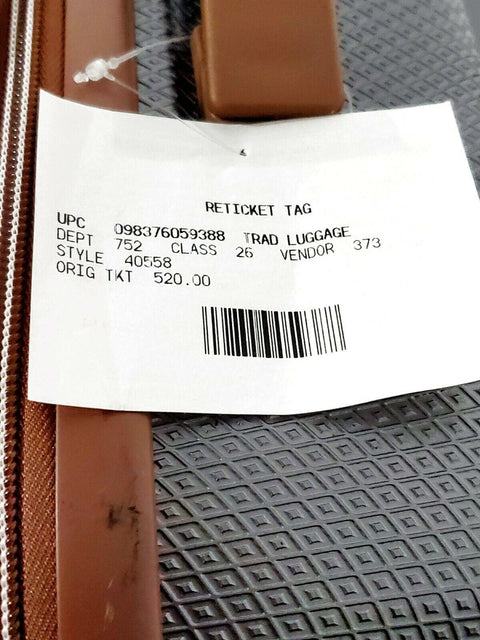 $520 DELSEY St. Tropez 28" Hardside Spinner Luggage Suitcase Gray Check-In Size