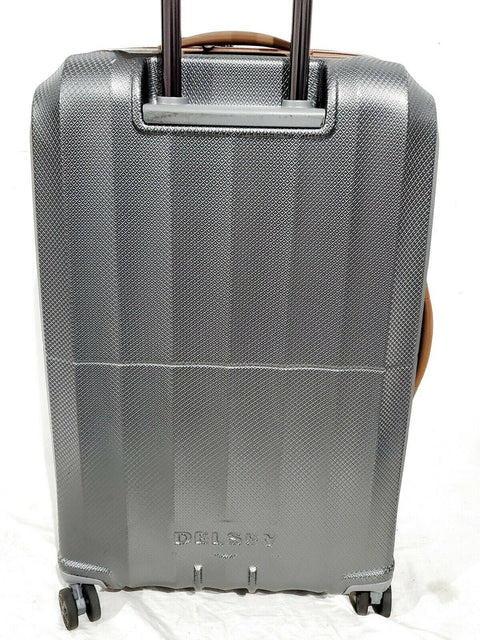 $520 DELSEY St. Tropez 28" Hardside Spinner Luggage Suitcase Gray Check-In Size