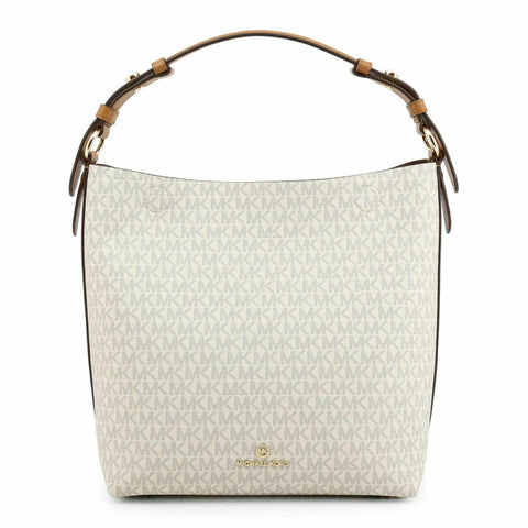 $278 New MICHAEL KORS Women's Jet Set Leather Lucy Hobo Shoulder Bag Vanilla