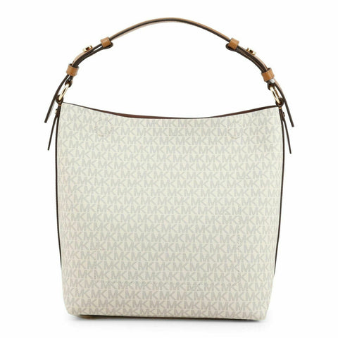 $278 New MICHAEL KORS Women's Jet Set Leather Lucy Hobo Shoulder Bag Vanilla