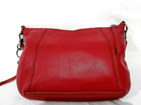 $169 New The Sak Hobo Iris Leather Shoulder Bag Red Handbag
