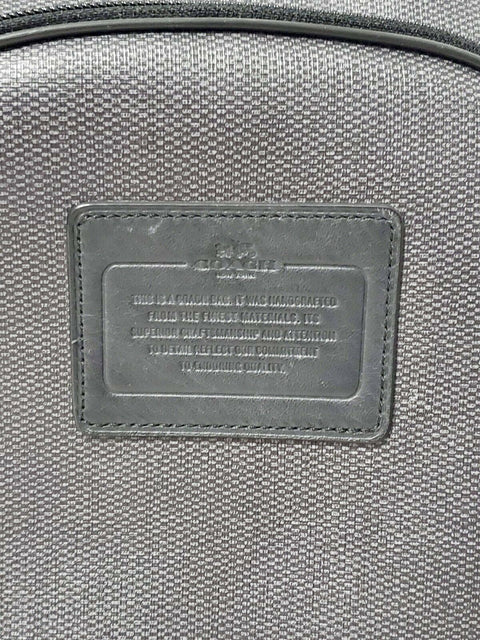 $495 New COACH Women's Men's Signature Academy Logo Backpack Shoulder Bag Black