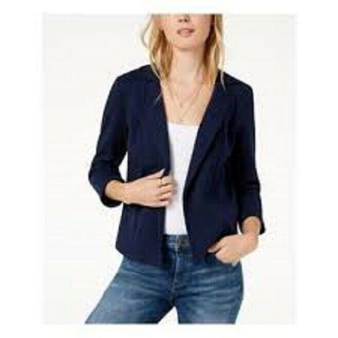 NEW MAISON JULES Women's 3/4 Sleeve Front Open Sweater Shrug Size S