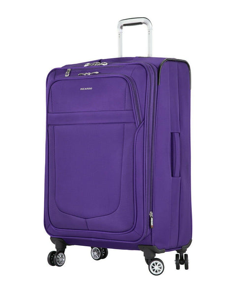 New Ricardo La Jolla 29" Softside Large Check-In 8 Wheel Spinner Travel Suitcase