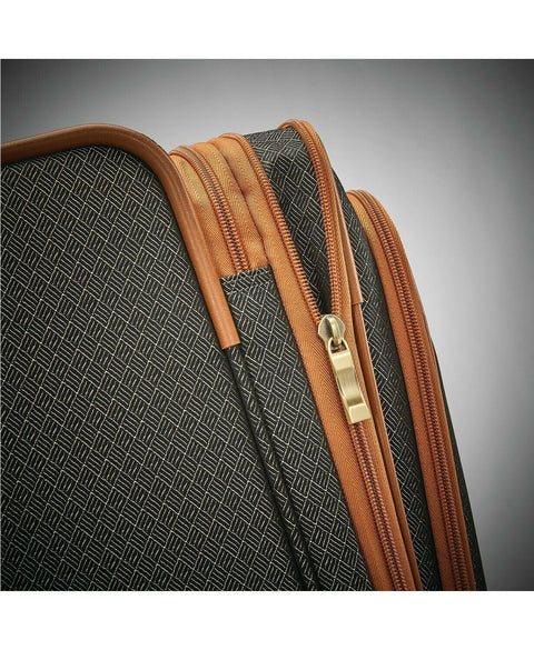 $720 New Hartmann Luxe 27" Medium Journey Expandable Spinner Luggage Brown