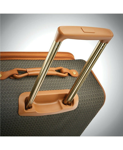 $720 New Hartmann Luxe 27" Medium Journey Expandable Spinner Luggage Brown