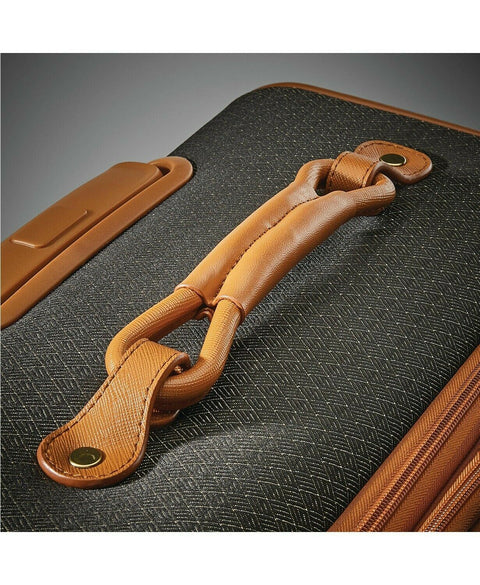 $720 New Hartmann Luxe 27" Medium Journey Expandable Spinner Luggage Brown