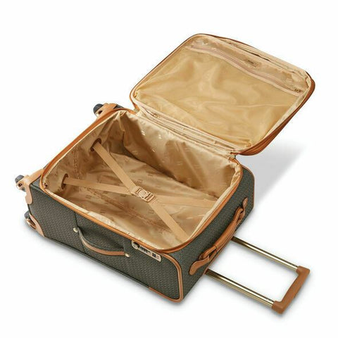 $820 New Hartmann Luxe 29" Long Journey Expandable Spinner Luggage Brown