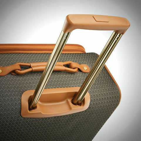 $820 New Hartmann Luxe 29" Long Journey Expandable Spinner Luggage Brown