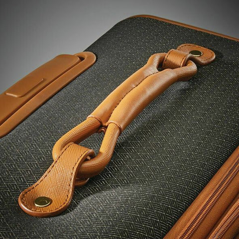 $820 New Hartmann Luxe 29" Long Journey Expandable Spinner Luggage Brown