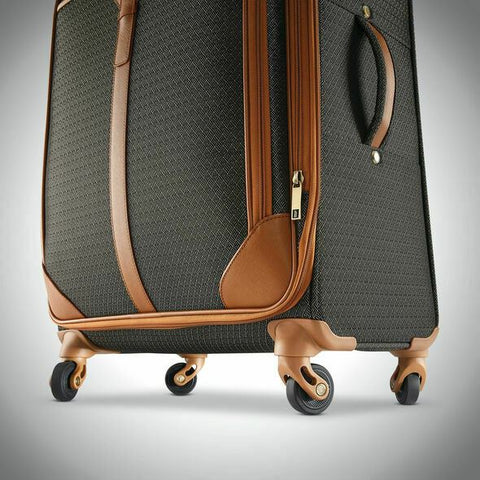 $820 New Hartmann Luxe 29" Long Journey Expandable Spinner Luggage Brown