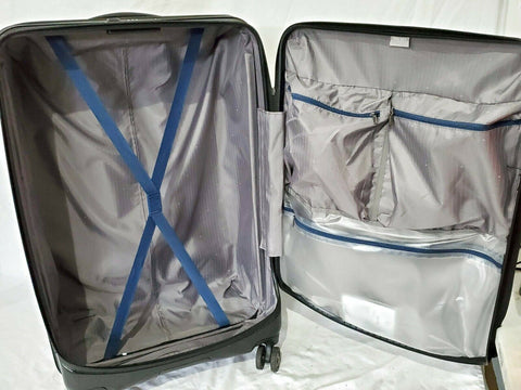 $400 Delsey Eclipse 29" Hard Case Spinner Suitcase Luggage Expandable Black